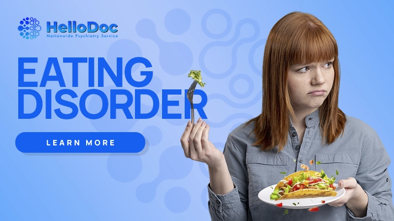 An eating disorder is a mental disorder